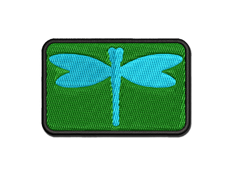 Dragonfly Solid Multi-Color Embroidered Iron-On or Hook & Loop Patch Applique