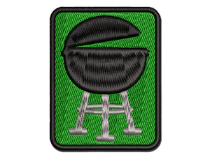 BBQ Barbecue Grill Multi-Color Embroidered Iron-On or Hook & Loop Patch Applique