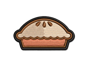 Yummy Pie Multi-Color Embroidered Iron-On or Hook & Loop Patch Applique