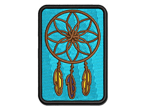 Dream Catcher Multi-Color Embroidered Iron-On or Hook & Loop Patch Applique