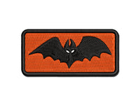 Bat Halloween Multi-Color Embroidered Iron-On or Hook & Loop Patch Applique