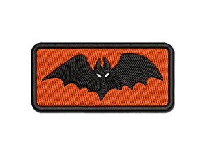 Bat Halloween Multi-Color Embroidered Iron-On or Hook & Loop Patch Applique