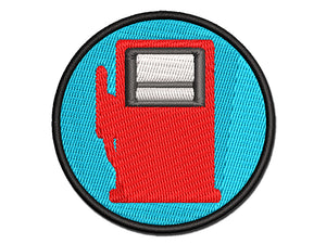 Gas Station Pump Multi-Color Embroidered Iron-On or Hook & Loop Patch Applique