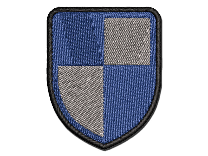 Shield Symbol of Protection Multi-Color Embroidered Iron-On or Hook & Loop Patch Applique