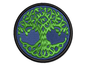 Tree of Life Multi-Color Embroidered Iron-On or Hook & Loop Patch Applique