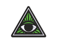 All Seeing Eye of Providence Multi-Color Embroidered Iron-On or Hook & Loop Patch Applique