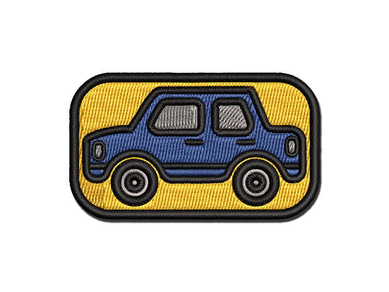 Car Vehicle Automobile Multi-Color Embroidered Iron-On or Hook & Loop Patch Applique