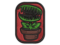 Venus Fly Trap Carnivorous Plant Multi-Color Embroidered Iron-On or Hook & Loop Patch Applique