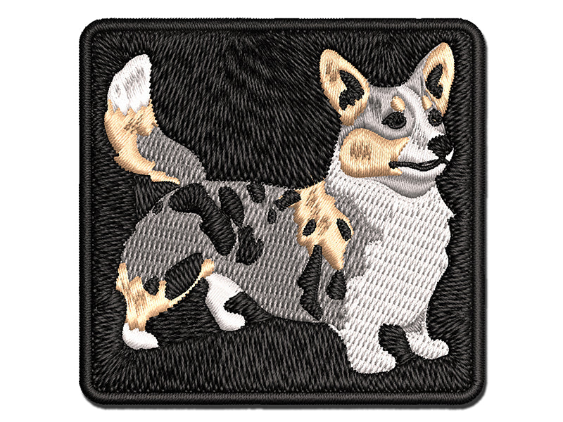 Loyal Cardigan Welsh Corgi Pet Dog Multi-Color Embroidered Iron-On or Hook & Loop Patch Applique