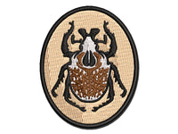 Goliath Beetle Giant Insect Multi-Color Embroidered Iron-On or Hook & Loop Patch Applique