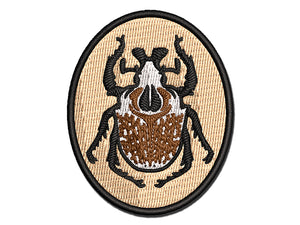 Goliath Beetle Giant Insect Multi-Color Embroidered Iron-On or Hook & Loop Patch Applique