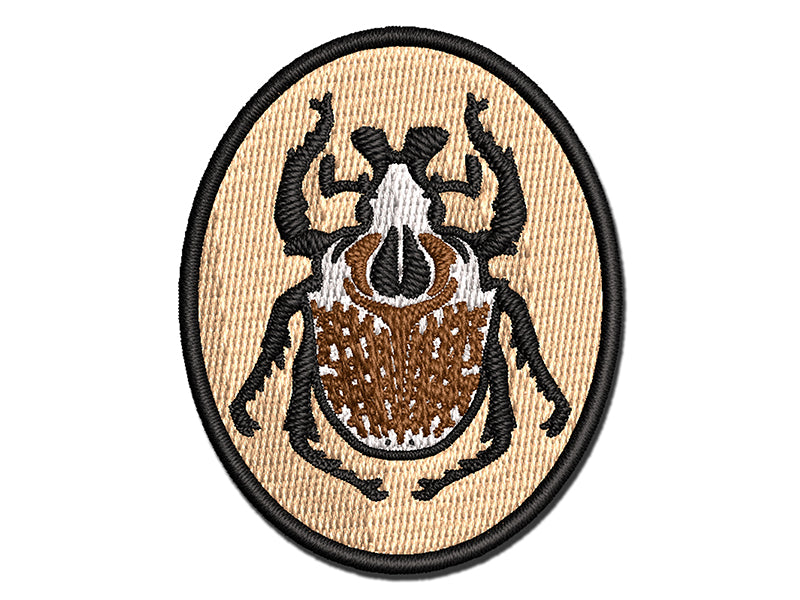 Goliath Beetle Giant Insect Multi-Color Embroidered Iron-On or Hook & Loop Patch Applique