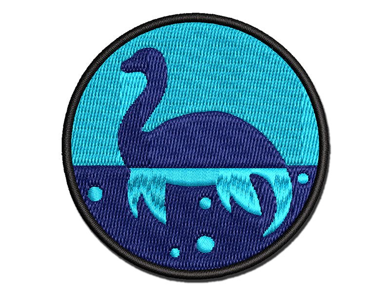 Nessie Loch Ness Monster Multi-Color Embroidered Iron-On or Hook & Loop Patch Applique