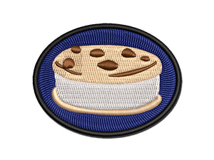 Cookie Ice Cream Sandwich Dessert Multi-Color Embroidered Iron-On or Hook & Loop Patch Applique