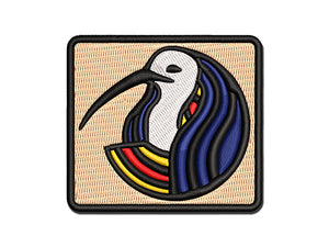 Thoth Head Egyptian God of Knowledge Multi-Color Embroidered Iron-On or Hook & Loop Patch Applique