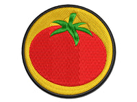 Tomato Garden Fruit Multi-Color Embroidered Iron-On or Hook & Loop Patch Applique
