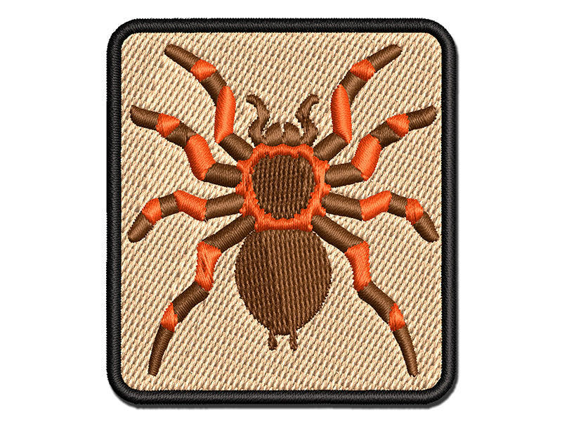 Tarantula Spider Arachnid Bug Multi-Color Embroidered Iron-On or Hook & Loop Patch Applique