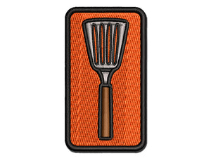 Spatula Kitchen Utensil BBQ Grilling Multi-Color Embroidered Iron-On or Hook & Loop Patch Applique