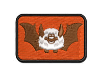 Cute Little Fuzzy Bat Multi-Color Embroidered Iron-On or Hook & Loop Patch Applique