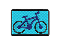 Mountain Bike Bicycle Cyclist Cycling Multi-Color Embroidered Iron-On or Hook & Loop Patch Applique