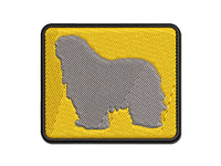 Bergamasco Sheepdog Dog Solid Multi-Color Embroidered Iron-On or Hook & Loop Patch Applique
