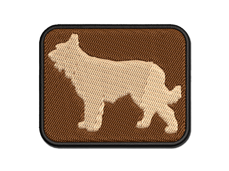 Berger Picard Dog Solid Multi-Color Embroidered Iron-On or Hook & Loop Patch Applique