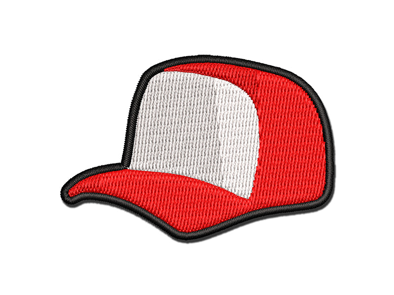 Baseball Cap Trucker Hat Sports Multi-Color Embroidered Iron-On or Hook & Loop Patch Applique