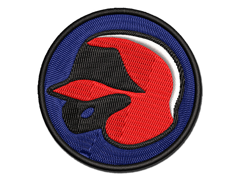 Batting Helmet Baseball Softball Multi-Color Embroidered Iron-On or Hook & Loop Patch Applique