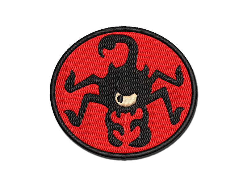 Creepy Scorpion Bug Creature Multi-Color Embroidered Iron-On or Hook & Loop Patch Applique