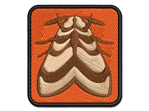 Resting Moth Bug Insect Multi-Color Embroidered Iron-On or Hook & Loop Patch Applique