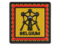 Belgium Travel The Atomium Brussels Multi-Color Embroidered Iron-On or Hook & Loop Patch Applique