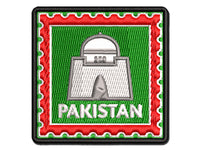 Pakistan Travel Mazar-e-Quaid Jinnah Mausoleum Multi-Color Embroidered Iron-On or Hook & Loop Patch Applique