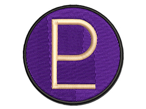 Astronomy Pluto Astrology Planet Symbol Multi-Color Embroidered Iron-On or Hook & Loop Patch Applique