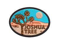 Destination Joshua Tree National Park Multi-Color Embroidered Iron-On or Hook & Loop Patch Applique