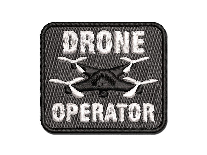 Drone Operator Remote Control Hobby Multi-Color Embroidered Iron-On or Hook & Loop Patch Applique