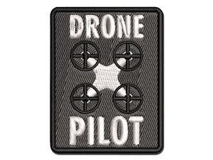 Drone Pilot Remote Controlled Hobby Multi-Color Embroidered Iron-On or Hook & Loop Patch Applique