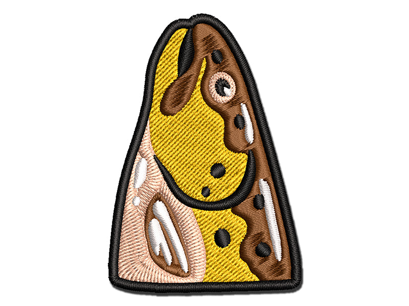 Fish Head Pocket Brown Trout Multi-Color Embroidered Iron-On or Hook & Loop Patch Applique