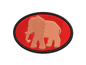 Red Elephant Republican Right Conservative GOP Multi-Color Embroidered Iron-On or Hook & Loop Patch Applique