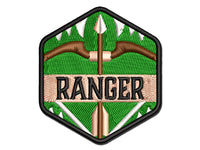 RPG Class Ranger Bow Games Fantasy Gaming Multi-Color Embroidered Iron-On or Hook & Loop Patch Applique