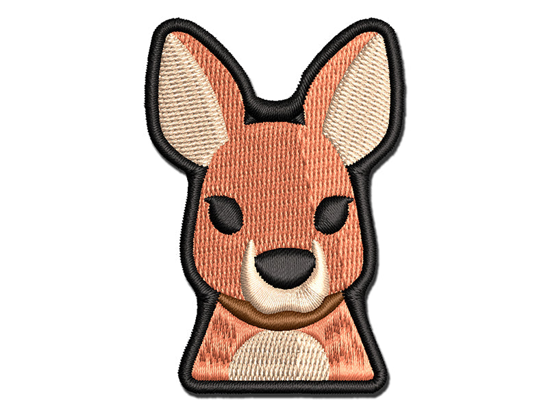 Baby Pocket Kangaroo Joey Multi-Color Embroidered Iron-On or Hook & Loop Patch Applique