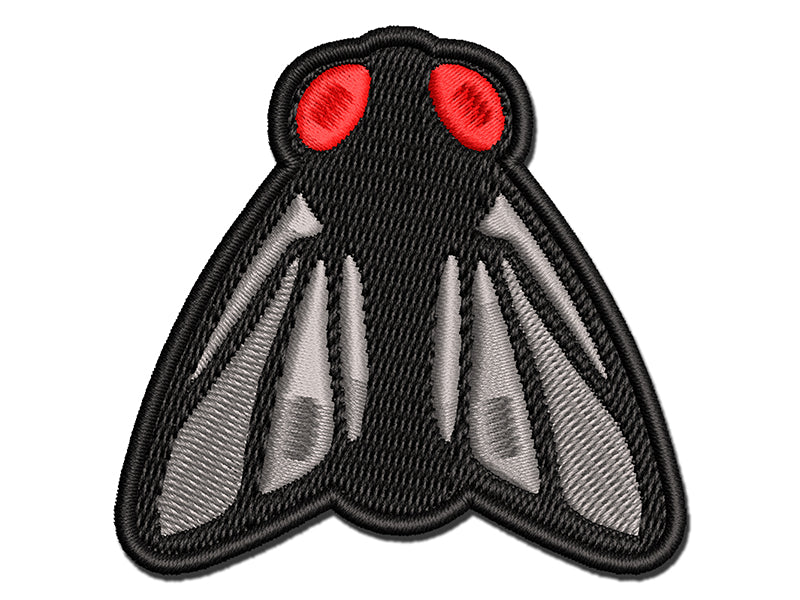 Housefly Insect Bug Multi-Color Embroidered Iron-On or Hook & Loop Patch Applique