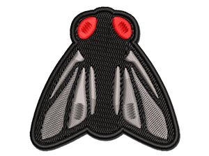 Housefly Insect Bug Multi-Color Embroidered Iron-On or Hook & Loop Patch Applique