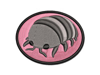 Isopod Woodlice Roly Poly Pill Potato Bug Multi-Color Embroidered Iron-On or Hook & Loop Patch Applique