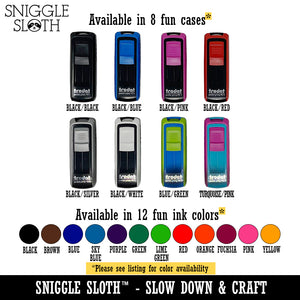 Remote Deposit Bank Check Self-Inking Portable Pocket Stamp 1-1/2" Ink Stamper for Business Office