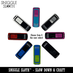 Received Office Filing Self-Inking Portable Pocket Stamp 1-1/2" Ink Stamper for Business Office