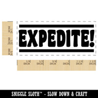 Expedite Bold Express Mail ASAP Self-Inking Portable Pocket Stamp 1-1/2" Ink Stamper for Business Office