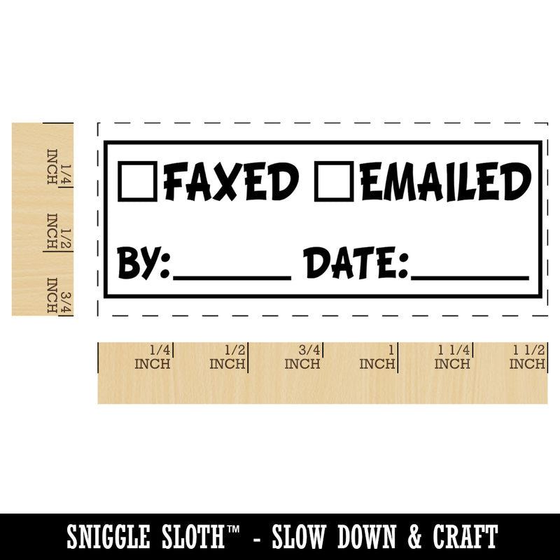 Faxed Emailed Document Fill-in Self-Inking Portable Pocket Stamp 1-1/2" Ink Stamper for Business Office