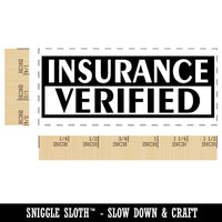 Insurance Verified Self-Inking Portable Pocket Stamp 1-1/2" Ink Stamper for Business Office