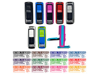 Return to Sender Fill-in Letter Mail Self-Inking Portable Pocket Stamp 1-1/2" Ink Stamper for Business Office