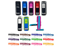 A Little Something Just for You Present Order Self-Inking Portable Pocket Stamp 1-1/2" Ink Stamper for Business Office